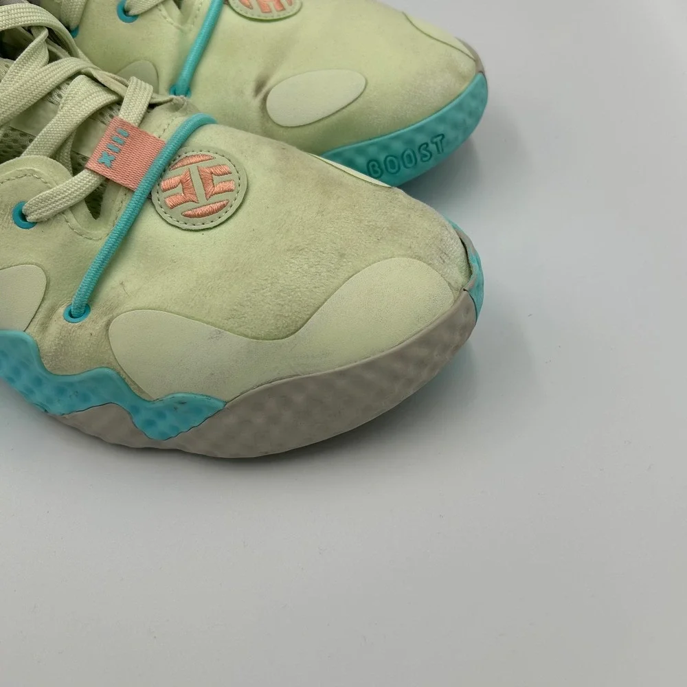 Adidas‎ Harden Vol 6 Mens Basketball Shoes Light Yellow Blue Pink Size